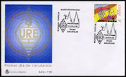 ESPAÑA - 16 Abril 1999 - 50º Aniversario U.R.E (Matasellos BURGOS)